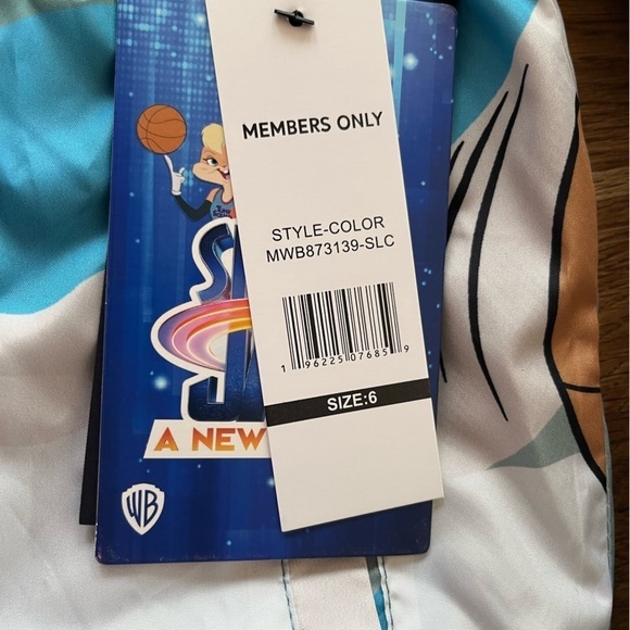 Space Jams Windbreaker Zipper Up Members Only Tune Squad - Picture 3 of 5